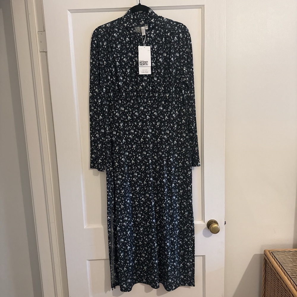 NWT & Other Stories Floral Long Sleeve Midi Dress